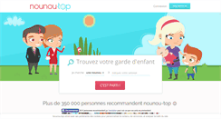 Desktop Screenshot of nounou-top.fr